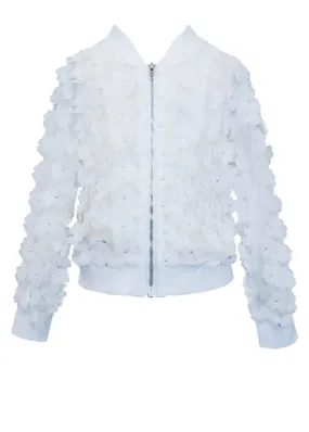 3D Flower Bomber Jacket (A22190)