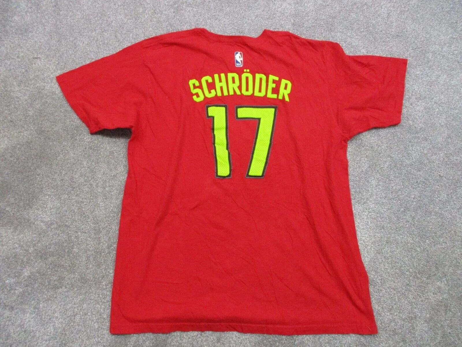 Adidas T Shirt Mens Size XL Red The Go To Tee ATL 17 100% Cotton Short Sleeve