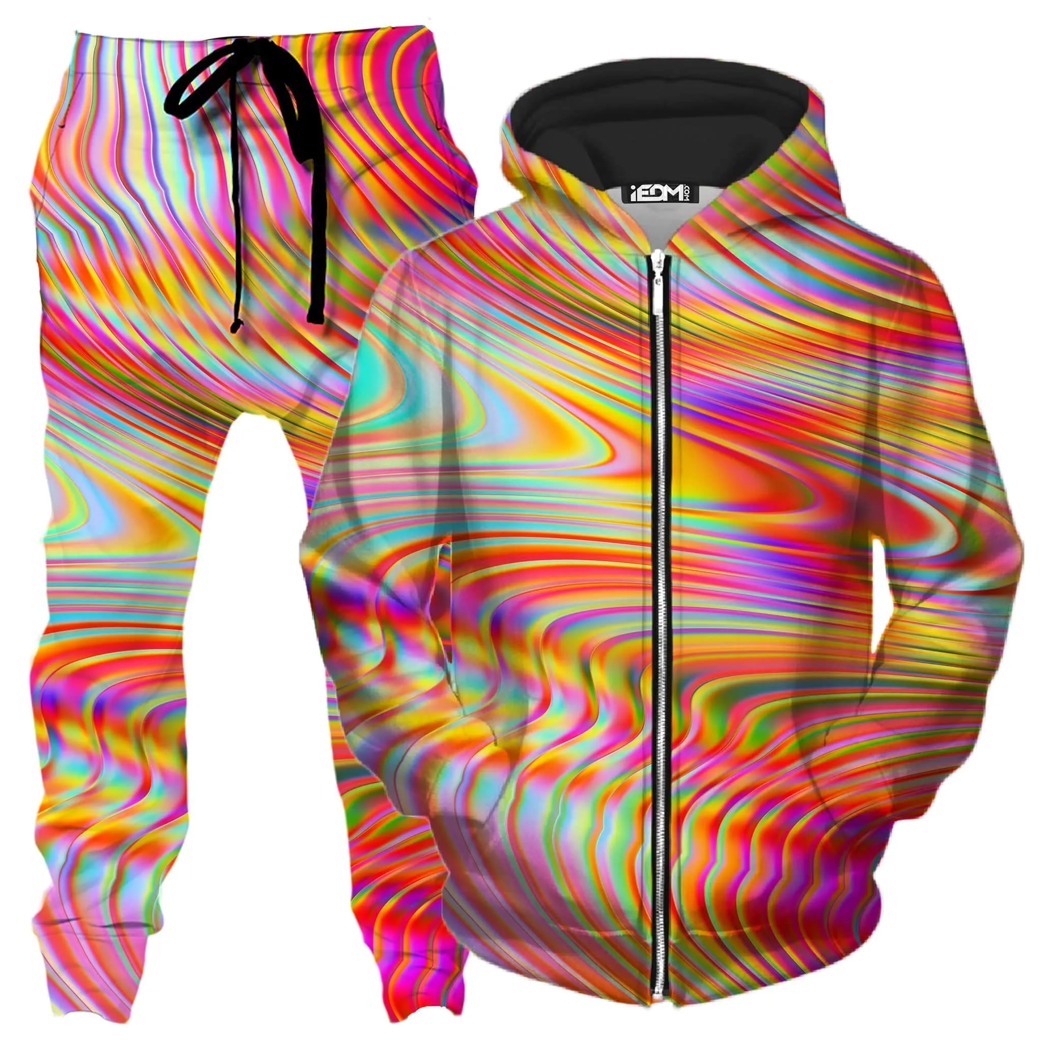 Afternoon Delight Zip-Up Hoodie and Joggers Combo