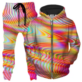 Afternoon Delight Zip-Up Hoodie and Joggers Combo