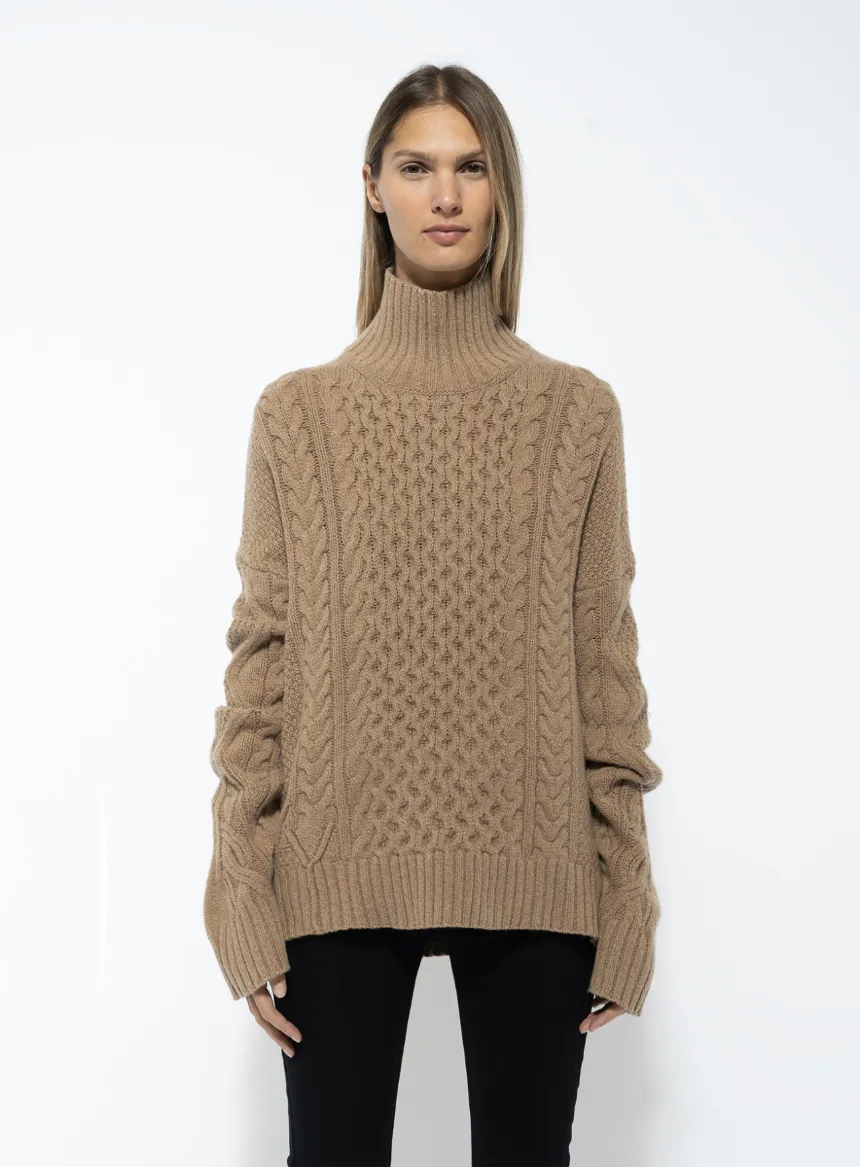Alma Cableknit Sweater