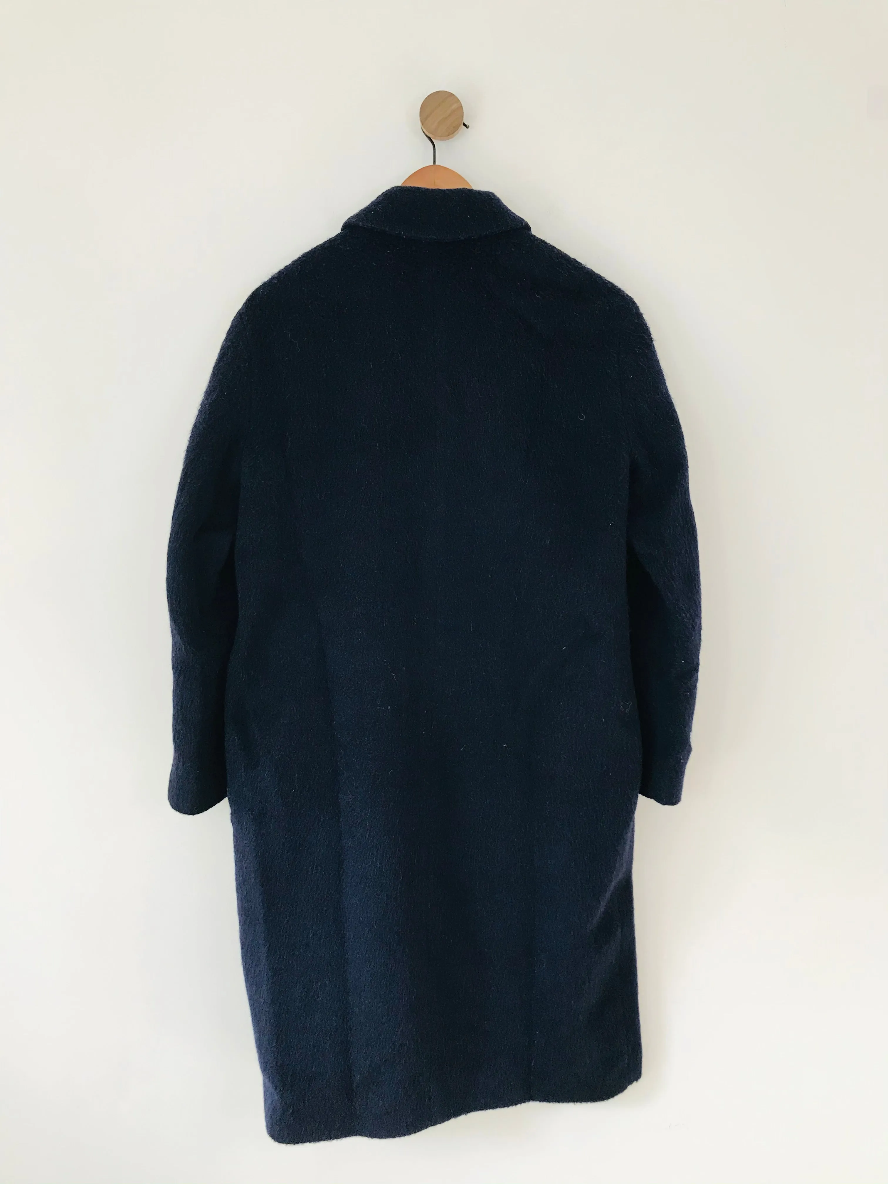 & Other Stories Women’s Wool Blend Oversized Overcoat | EU34 UK6 | Blue