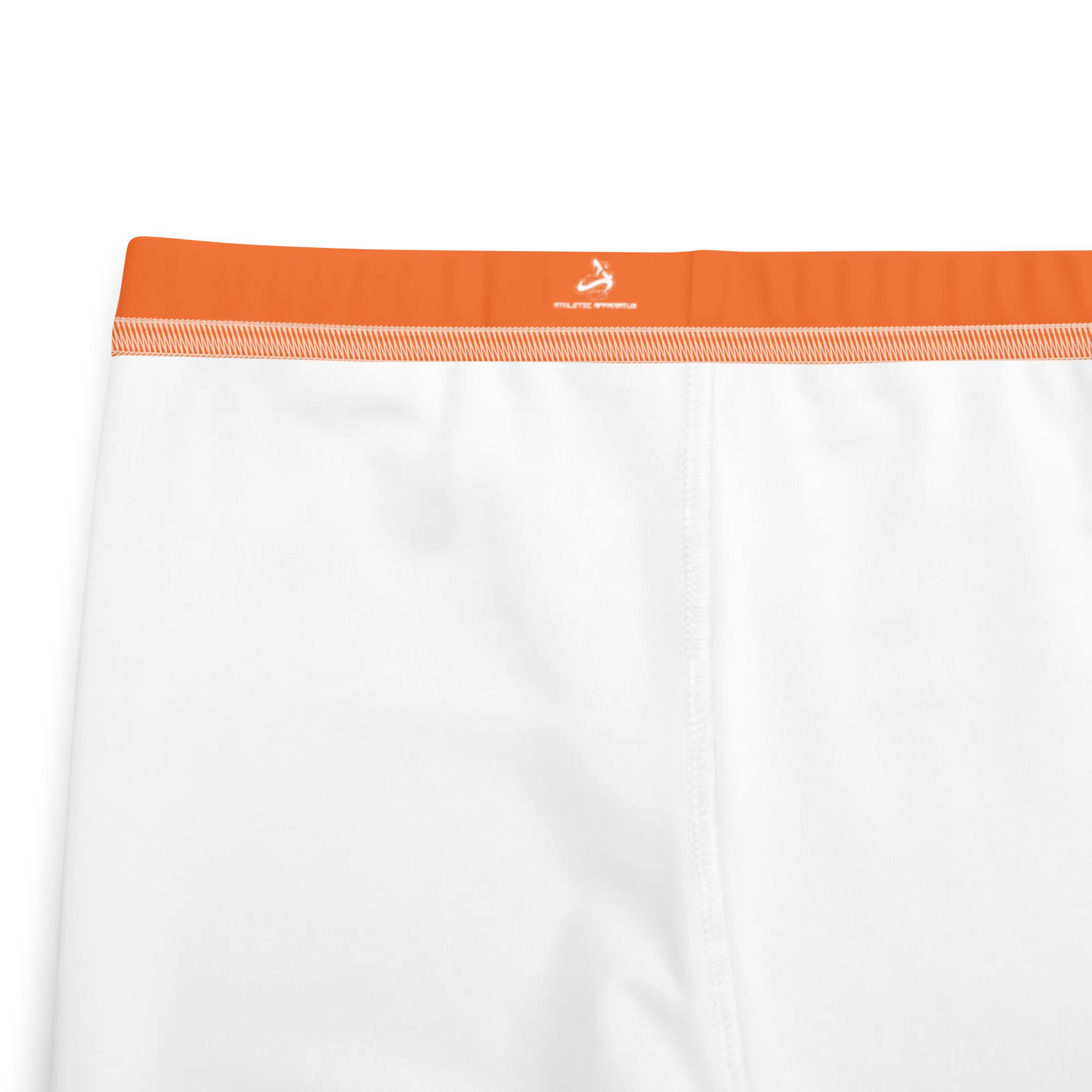 Athletic Apparatus Orange White logo White stitch V3 Youth Leggings