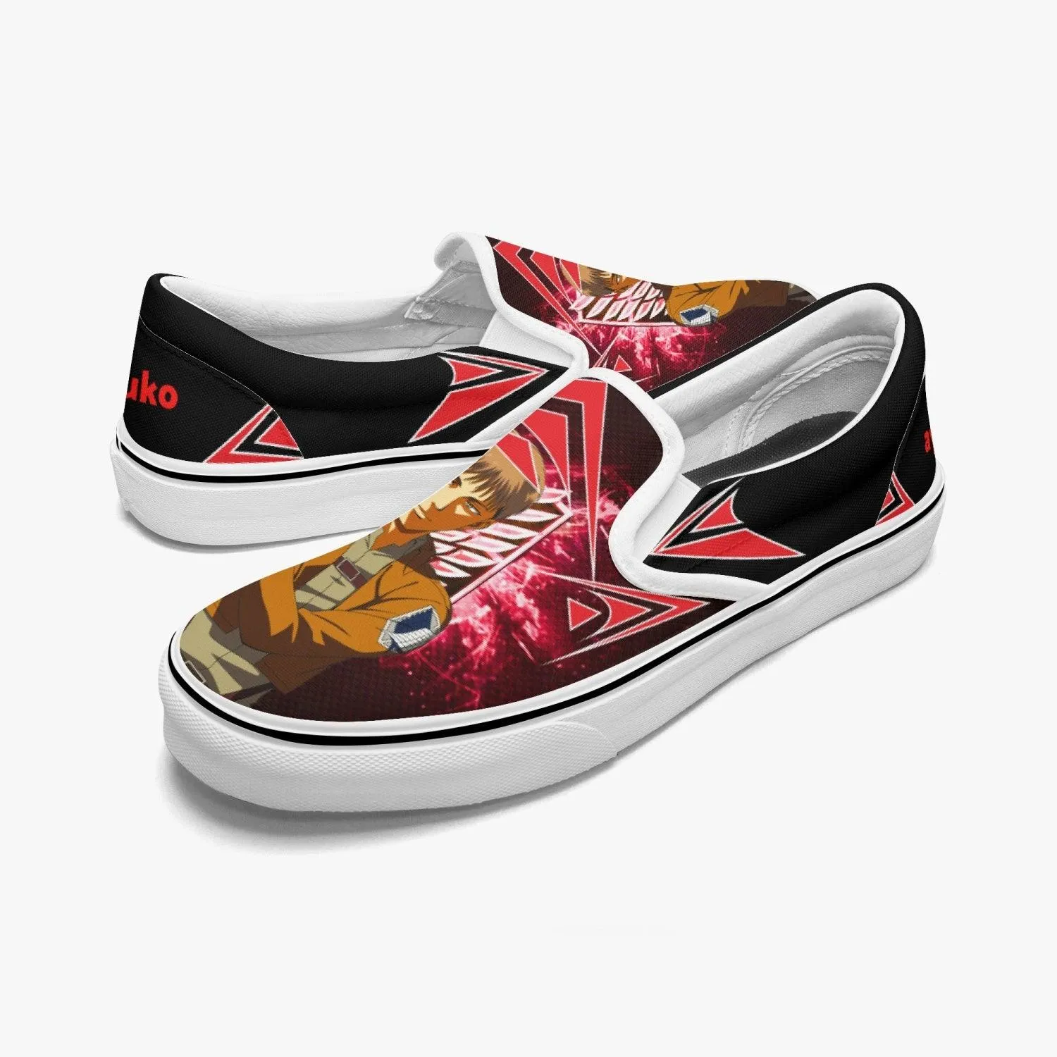 Attack On Titan Jean Kirstein Slip Ons Anime Shoes