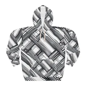 B&W Crissed Unisex Pullover Hoodie