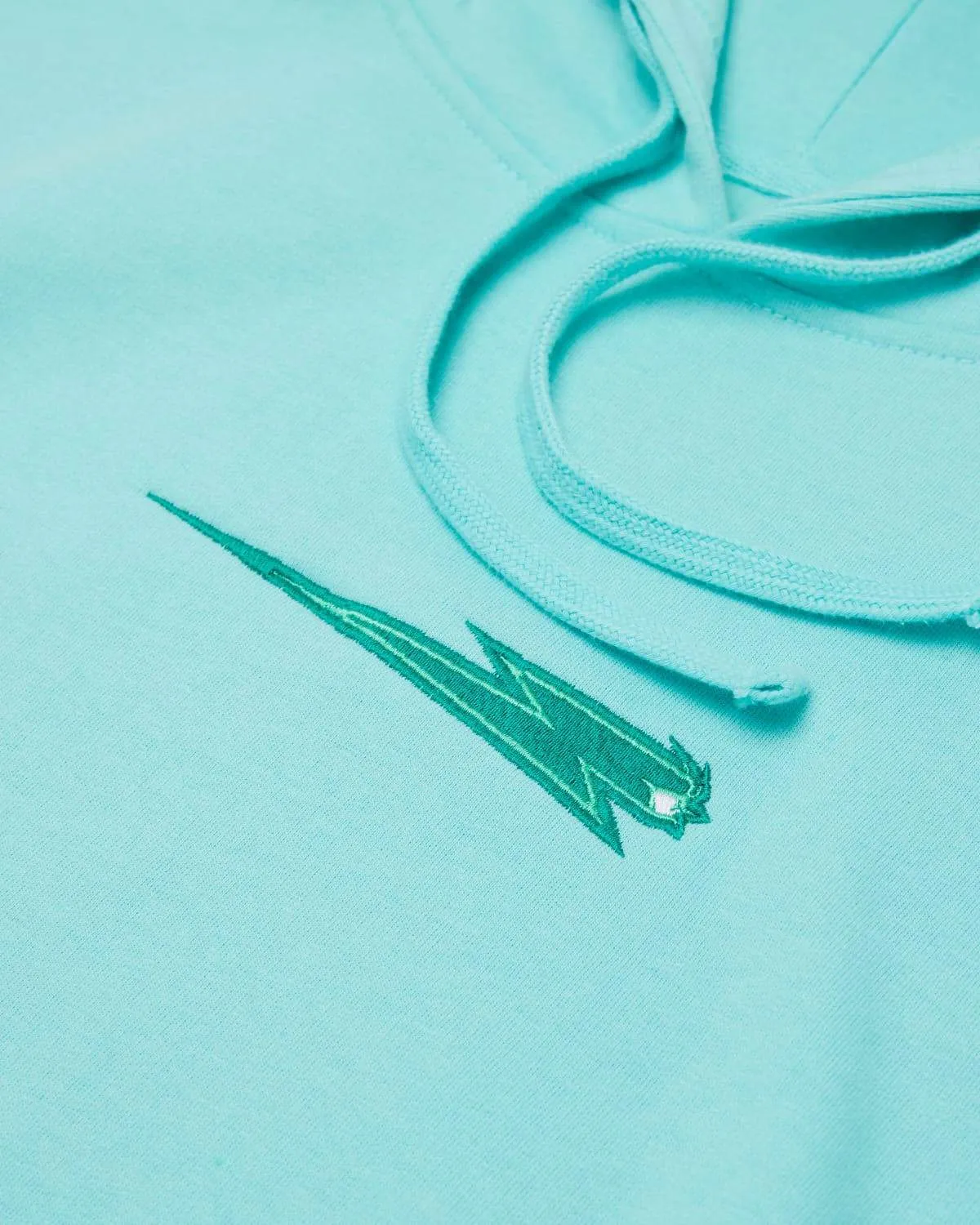 'Beast Bolt' Embroidered Pull Over Hoodie - Mint