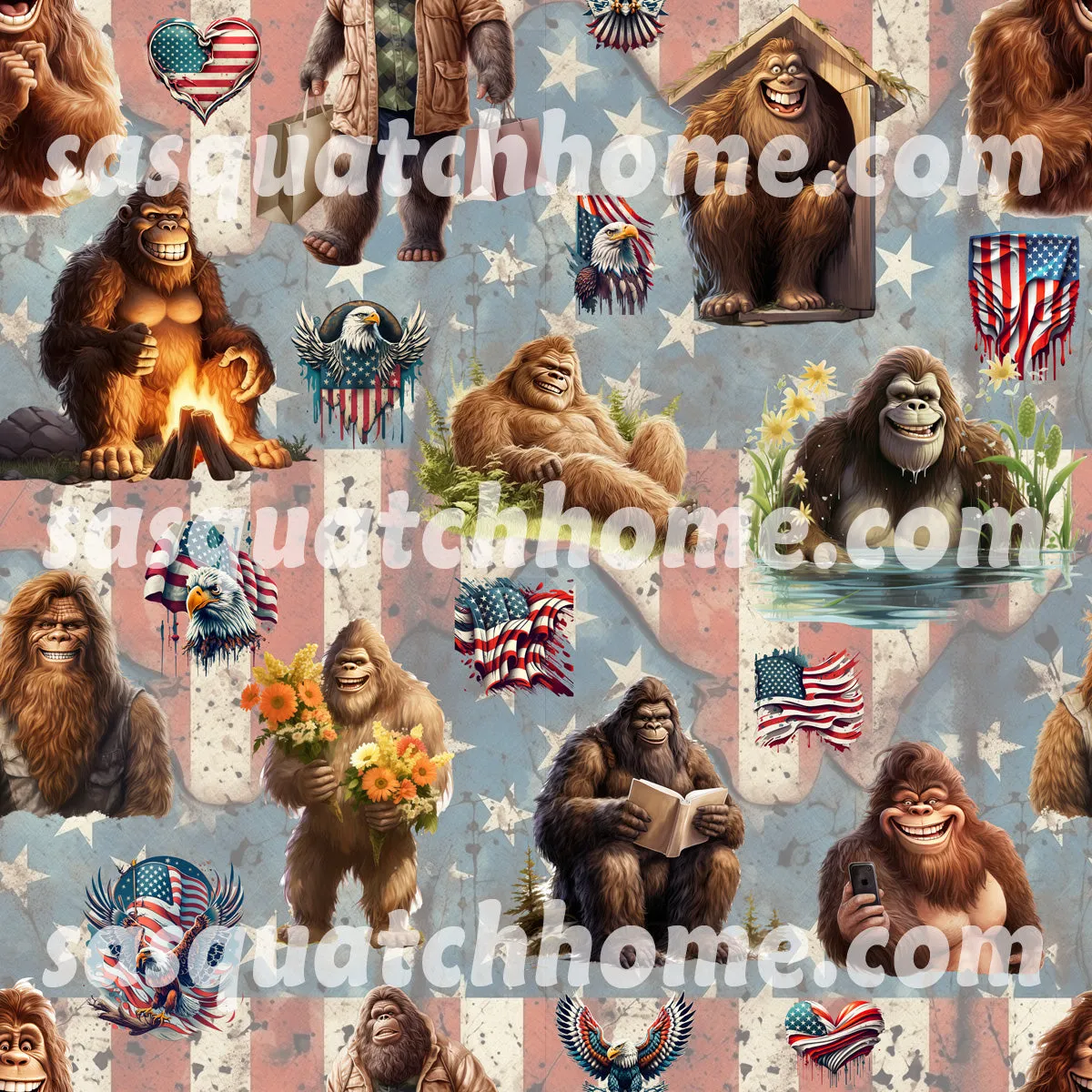 Bigfoot Sasquatch Hawaiian Vacation Shirt