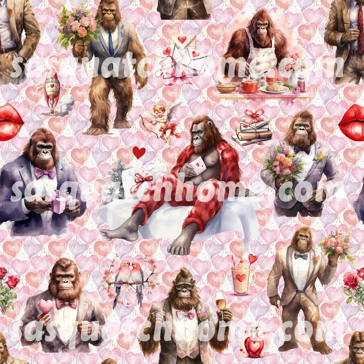 Bigfoot Sasquatch Hawaiian Vacation Shirt