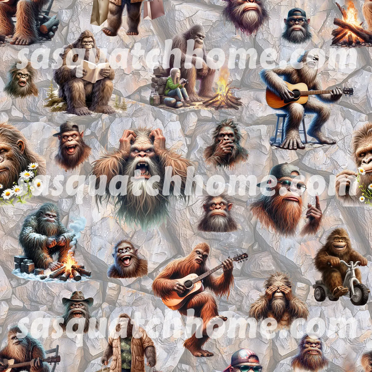 Bigfoot Sasquatch Hawaiian Vacation Shirt
