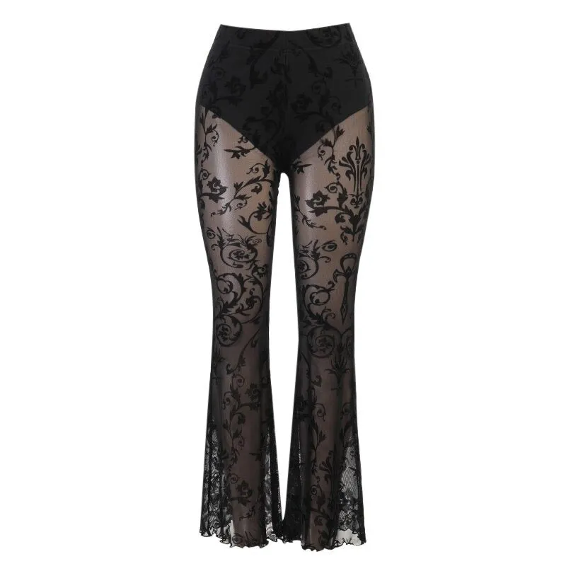 Black Flared Pants