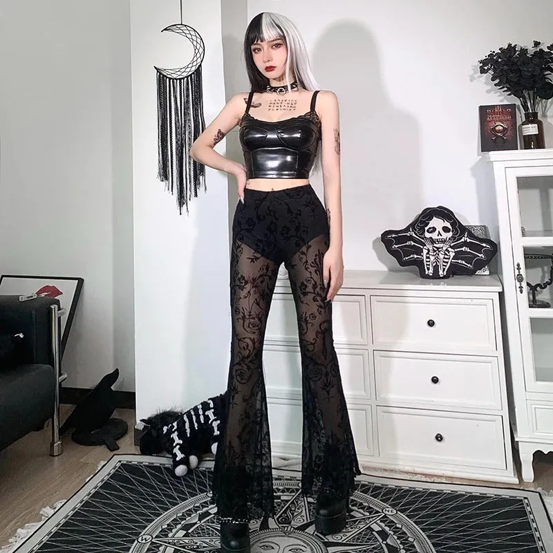 Black Flared Pants