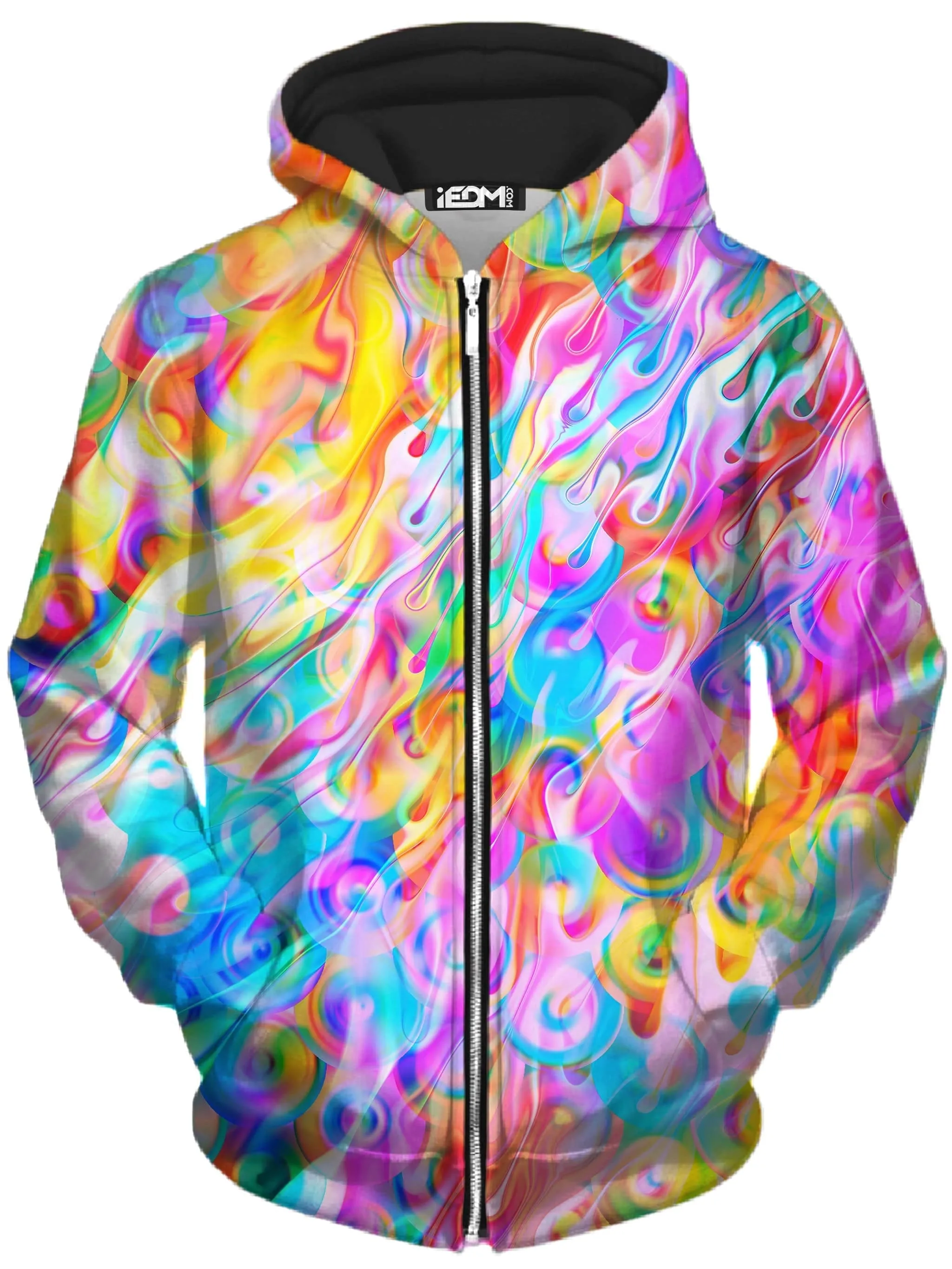 Blissful Drip Zip-Up Hoodie and Joggers Combo