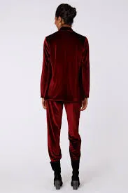 BOBI BLACK Velvet HONOR Joggers