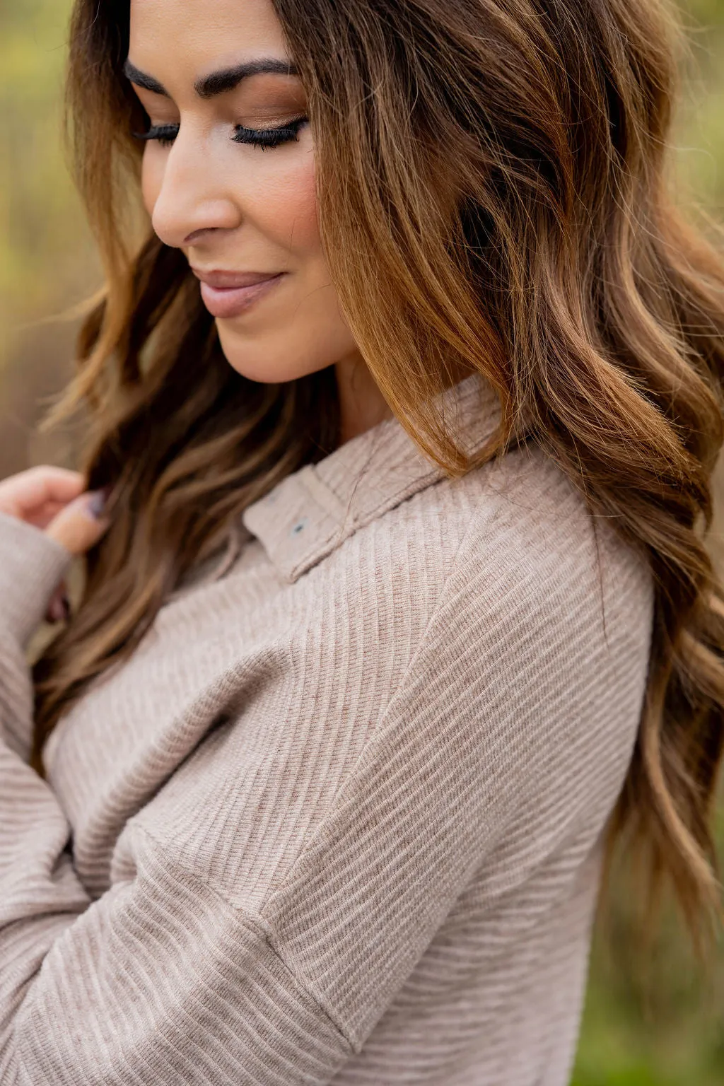 Bold Ribbed Pullover
