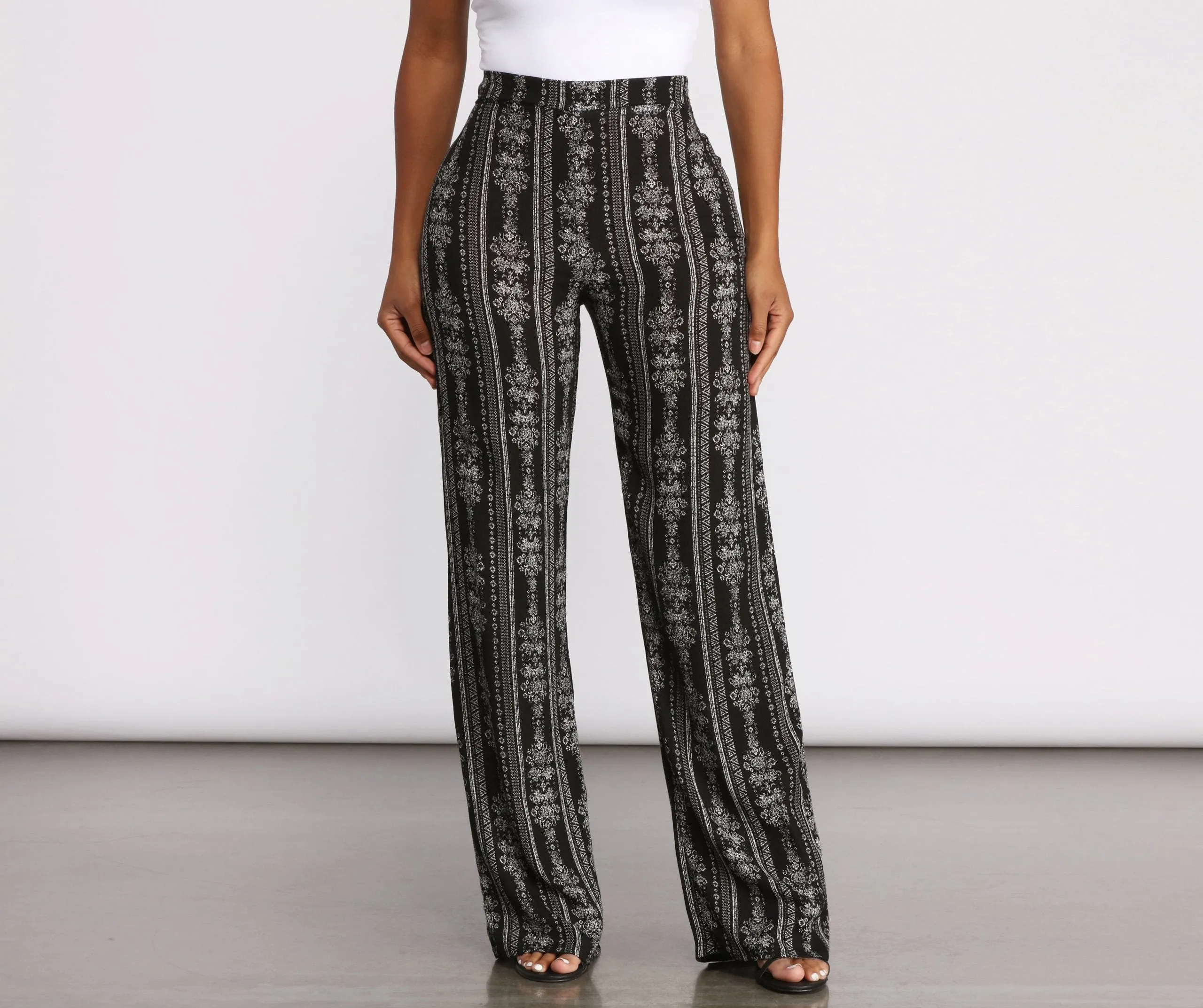 Bring On The Boho Vibes Printed Pants