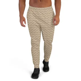 Brown Jungle Pattern Men's Street Joggers
