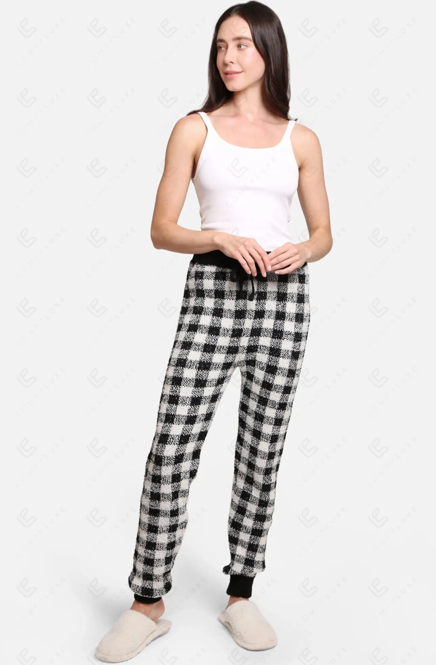 Buffalo Check Lounge Joggers, Final Sale