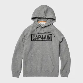 Captain Fin Mens Shweaty Naval Pullover Hoodie - Heather Grey