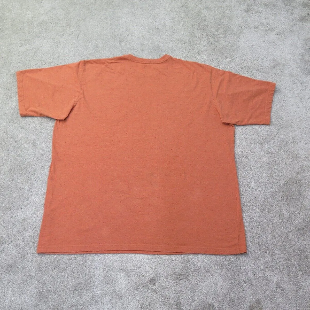 Carhartt Shirts Mens 3XL Orange Loose Fit Casual Outdoors Pocket Crew Neck Tee