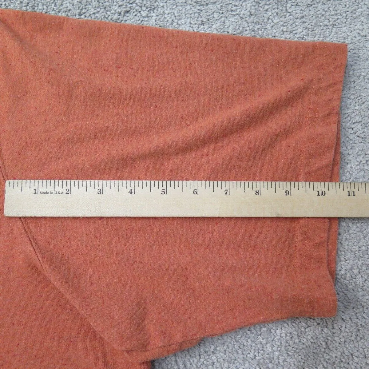 Carhartt Shirts Mens 3XL Orange Loose Fit Casual Outdoors Pocket Crew Neck Tee