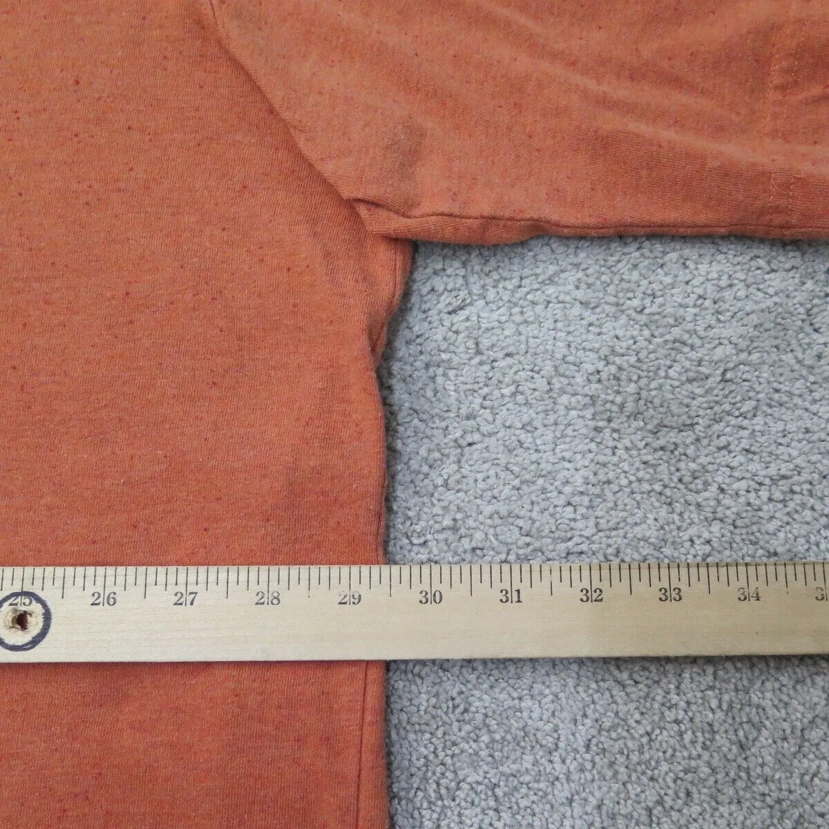 Carhartt Shirts Mens 3XL Orange Loose Fit Casual Outdoors Pocket Crew Neck Tee