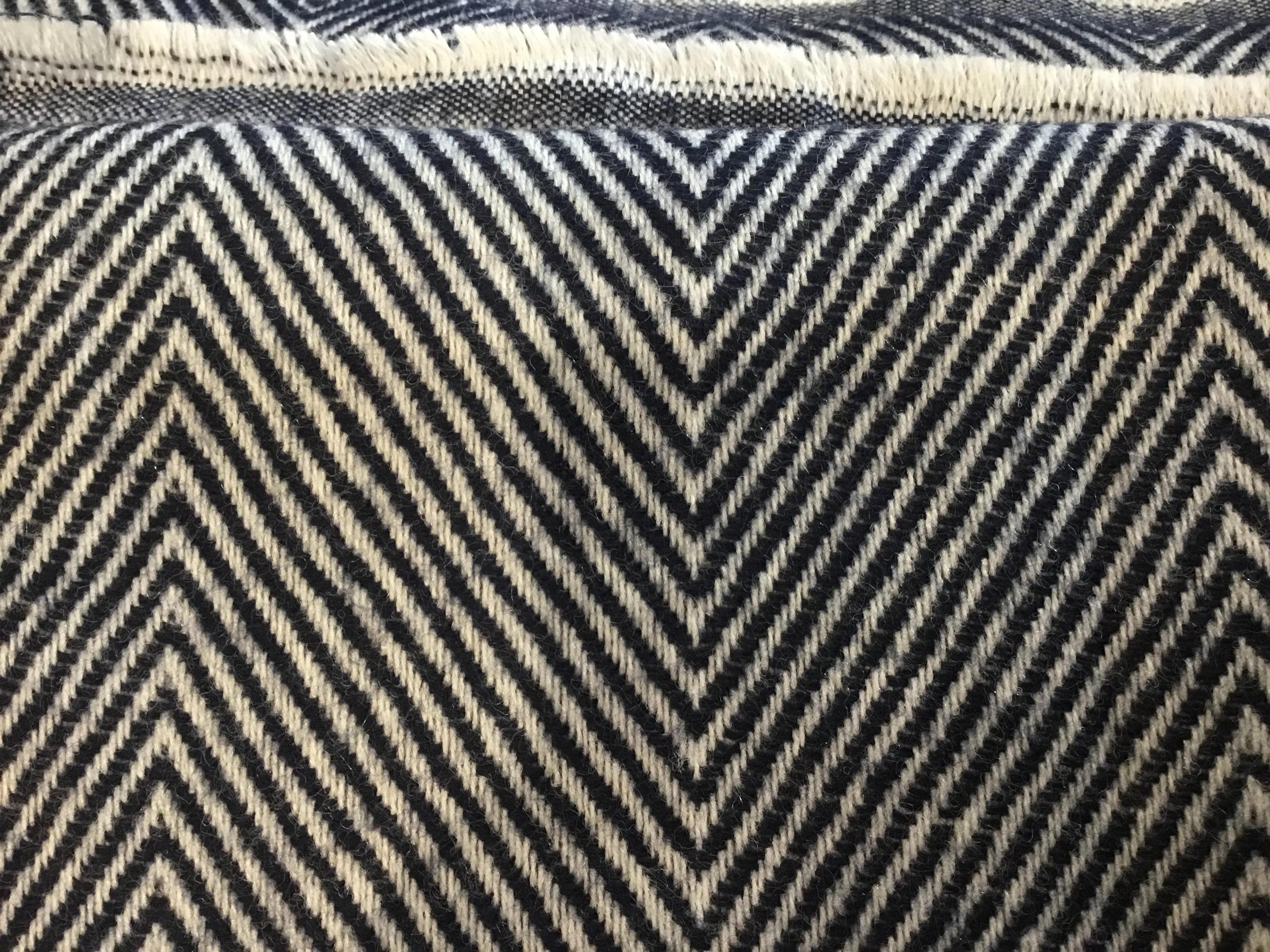 Cashmere Scarf - Chevron Dusk