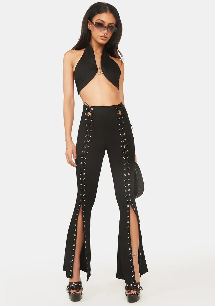 Caught Up In You Lace Up Pants