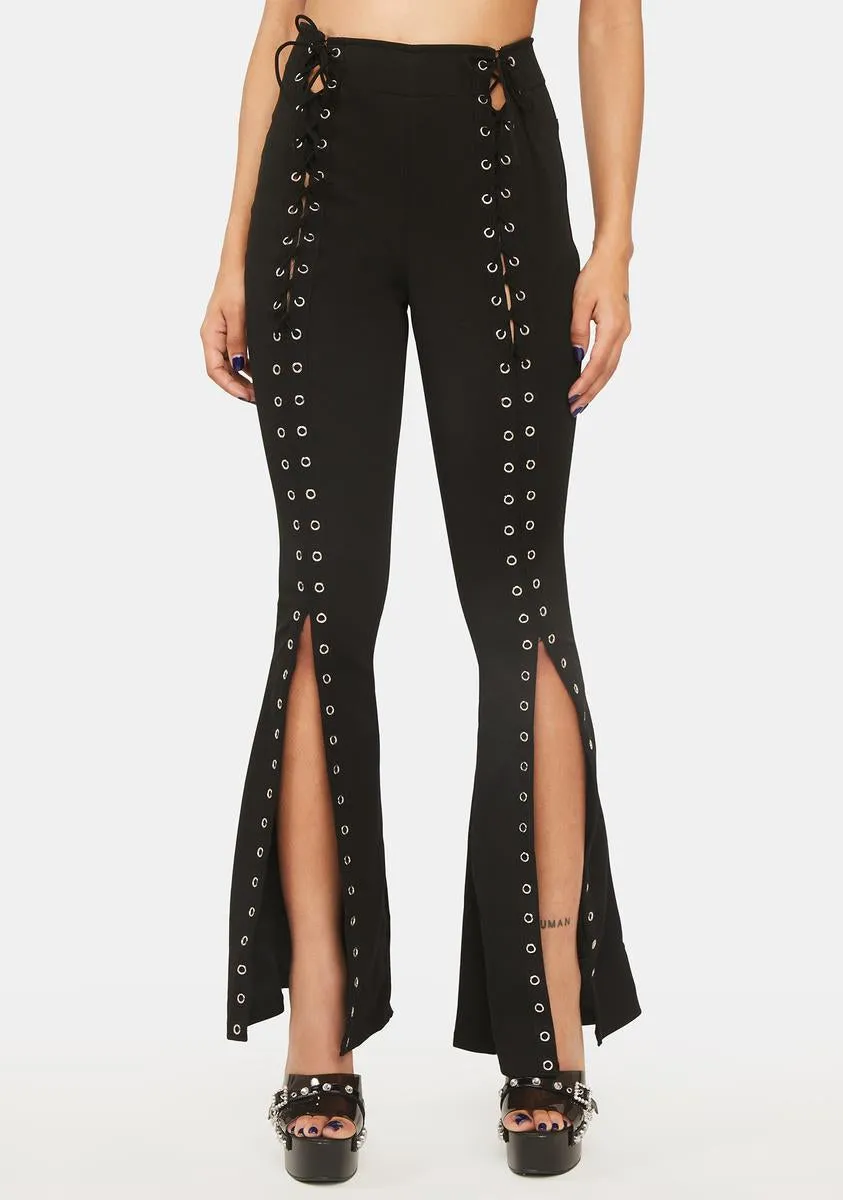 Caught Up In You Lace Up Pants