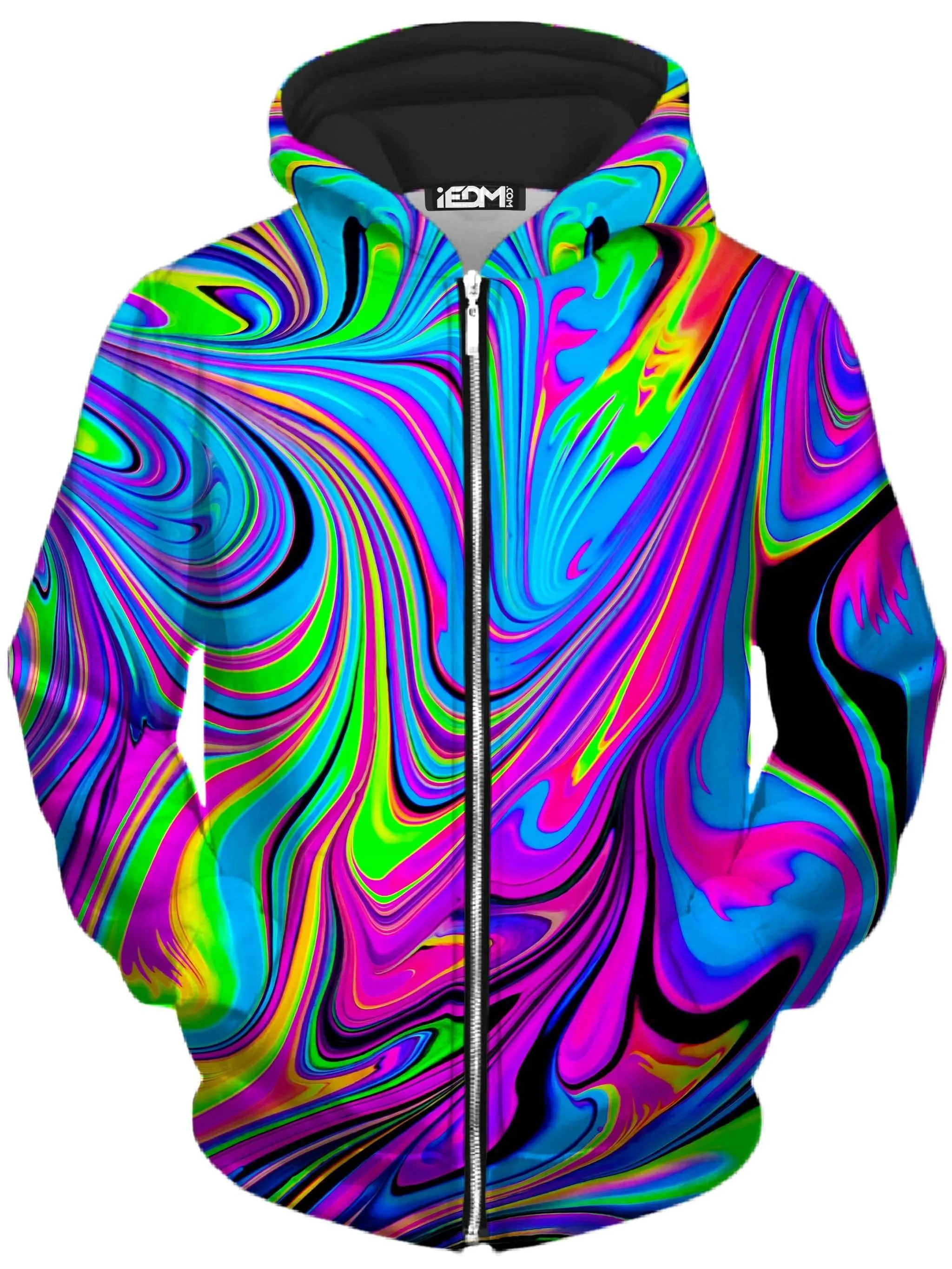 Cosmic Flow Zip-Up Hoodie and Joggers Combo