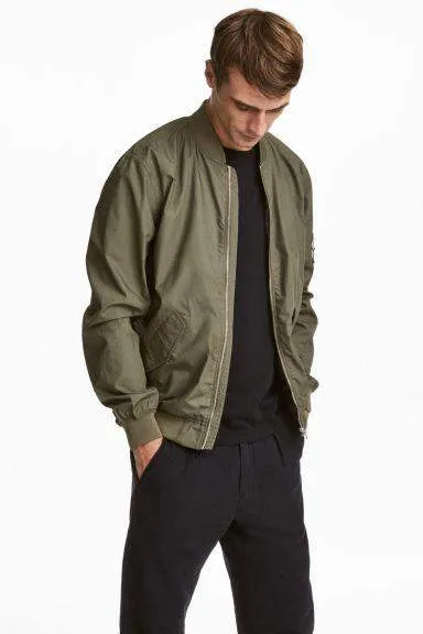Cotton bomber jacket