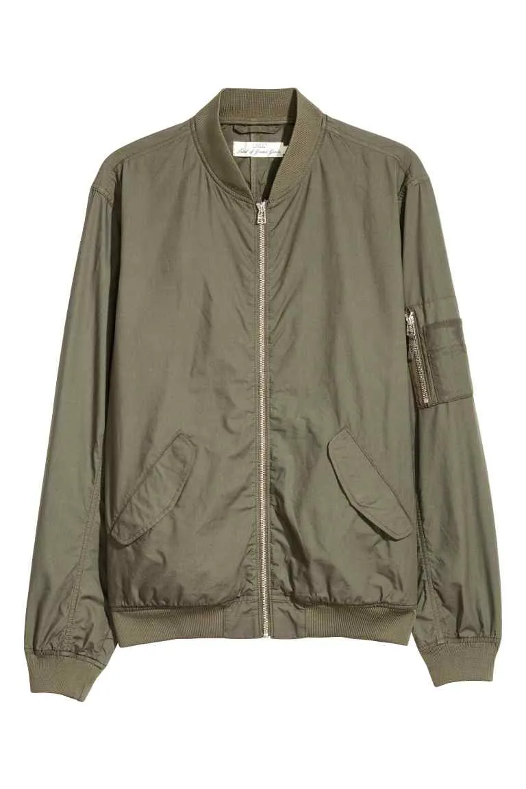 Cotton bomber jacket