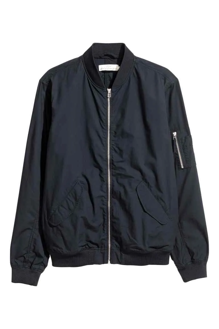 Cotton bomber jacket