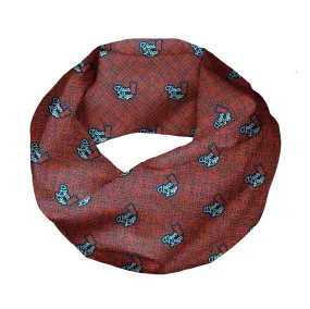 Custom Burlap 2 Logo Infinity Scarf