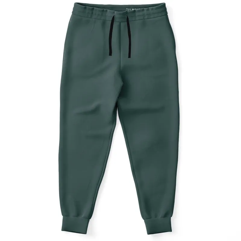 Dark Blue Cool Green Joggers | Unisex | with PLUS sizes | Dark Pale Pastel Blue Cool Green | C30M0Y15K80
