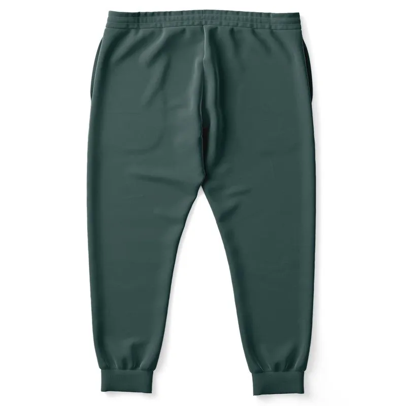Dark Blue Cool Green Joggers | Unisex | with PLUS sizes | Dark Pale Pastel Blue Cool Green | C30M0Y15K80
