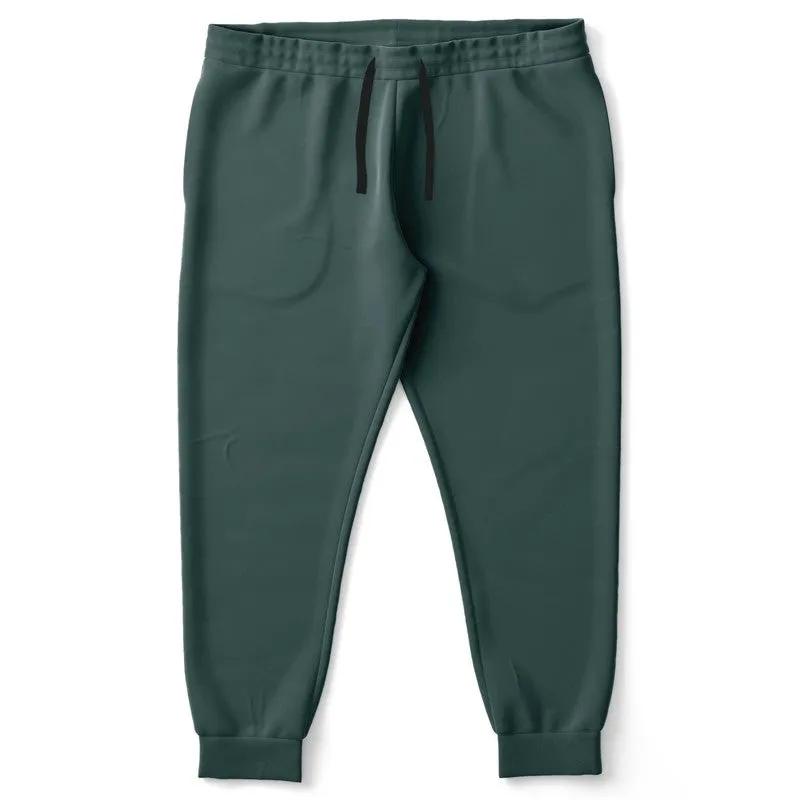 Dark Blue Cool Green Joggers | Unisex | with PLUS sizes | Dark Pale Pastel Blue Cool Green | C30M0Y15K80