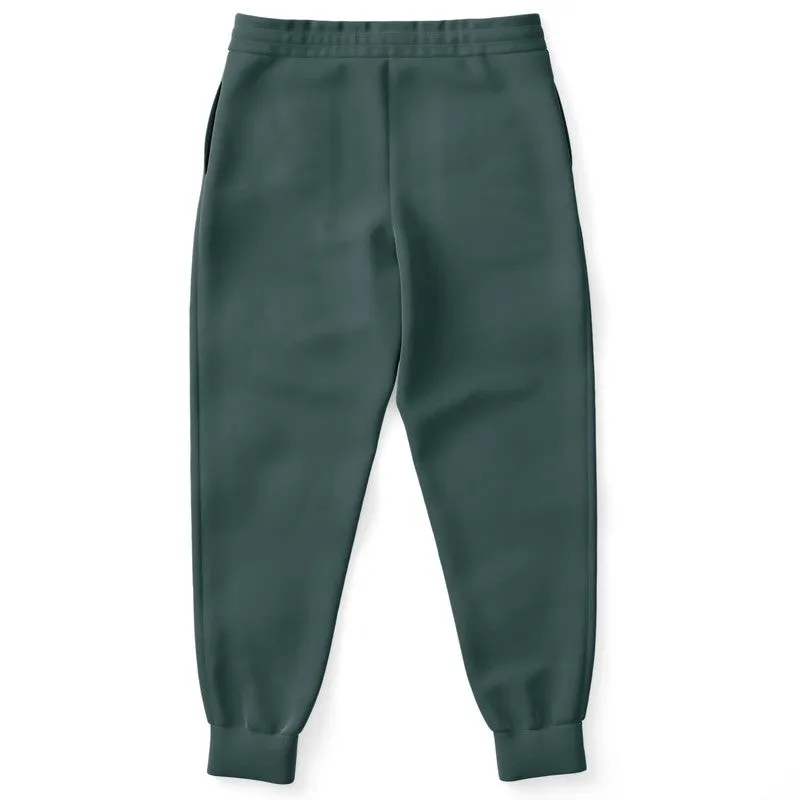 Dark Blue Cool Green Joggers | Unisex | with PLUS sizes | Dark Pale Pastel Blue Cool Green | C30M0Y15K80