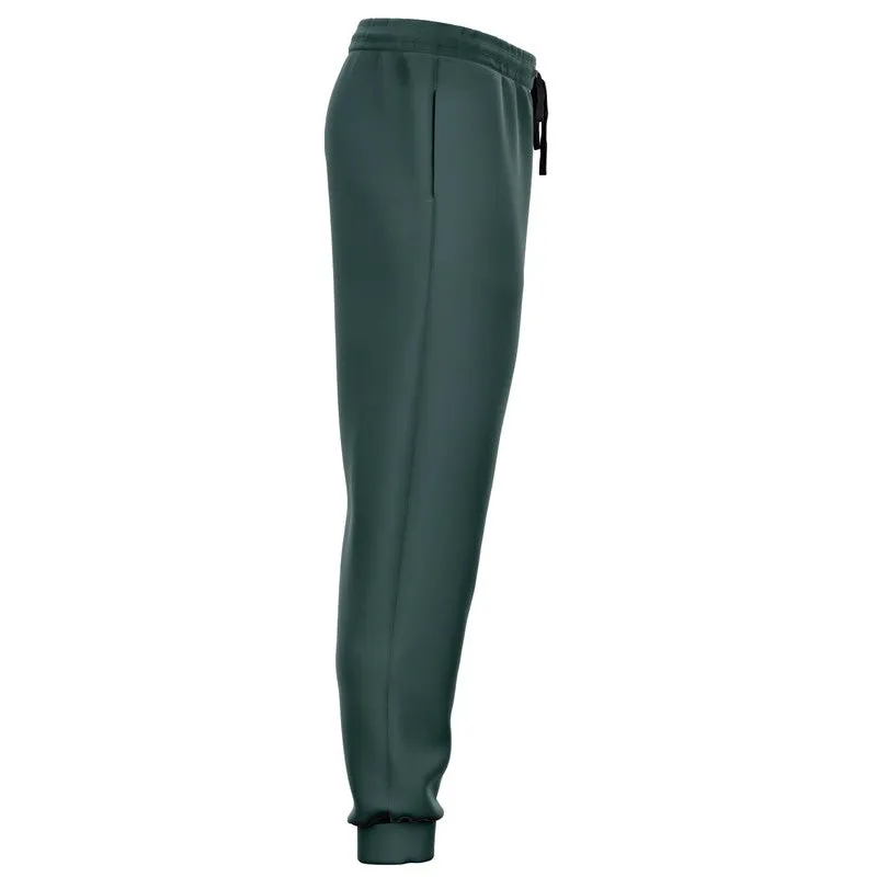 Dark Blue Cool Green Joggers | Unisex | with PLUS sizes | Dark Pale Pastel Blue Cool Green | C30M0Y15K80