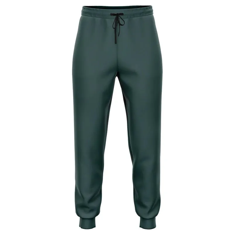 Dark Blue Cool Green Joggers | Unisex | with PLUS sizes | Dark Pale Pastel Blue Cool Green | C30M0Y15K80