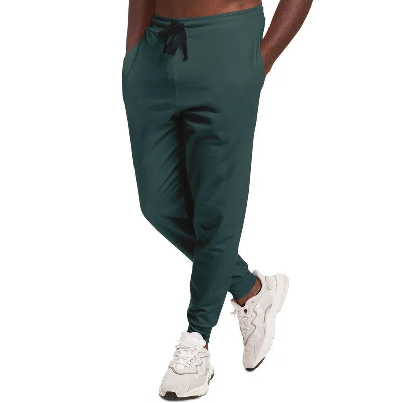 Dark Blue Cool Green Joggers | Unisex | with PLUS sizes | Dark Pale Pastel Blue Cool Green | C30M0Y15K80