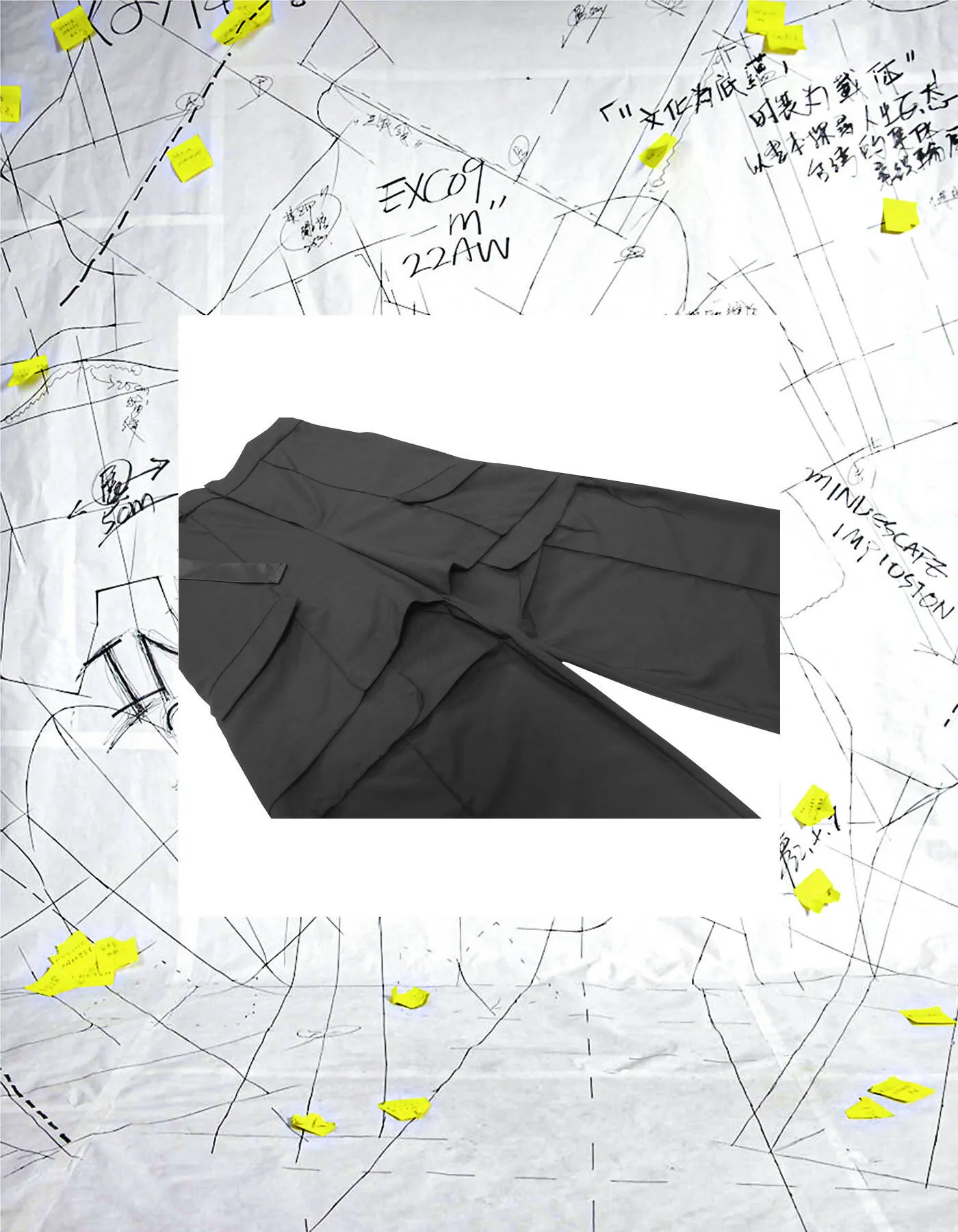 Deconstructed Floor-To-Ceiling Trousers With Cutouts