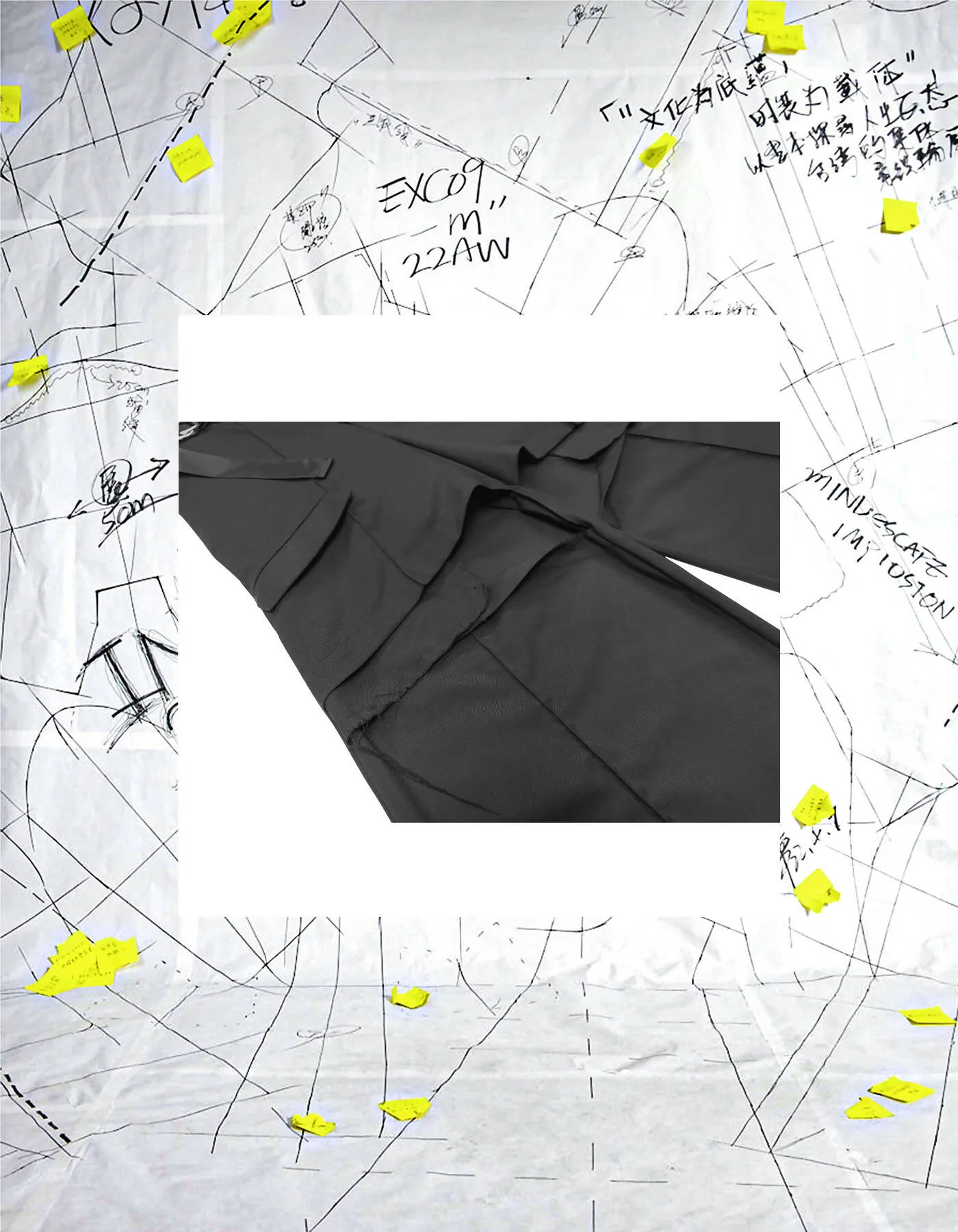 Deconstructed Floor-To-Ceiling Trousers With Cutouts