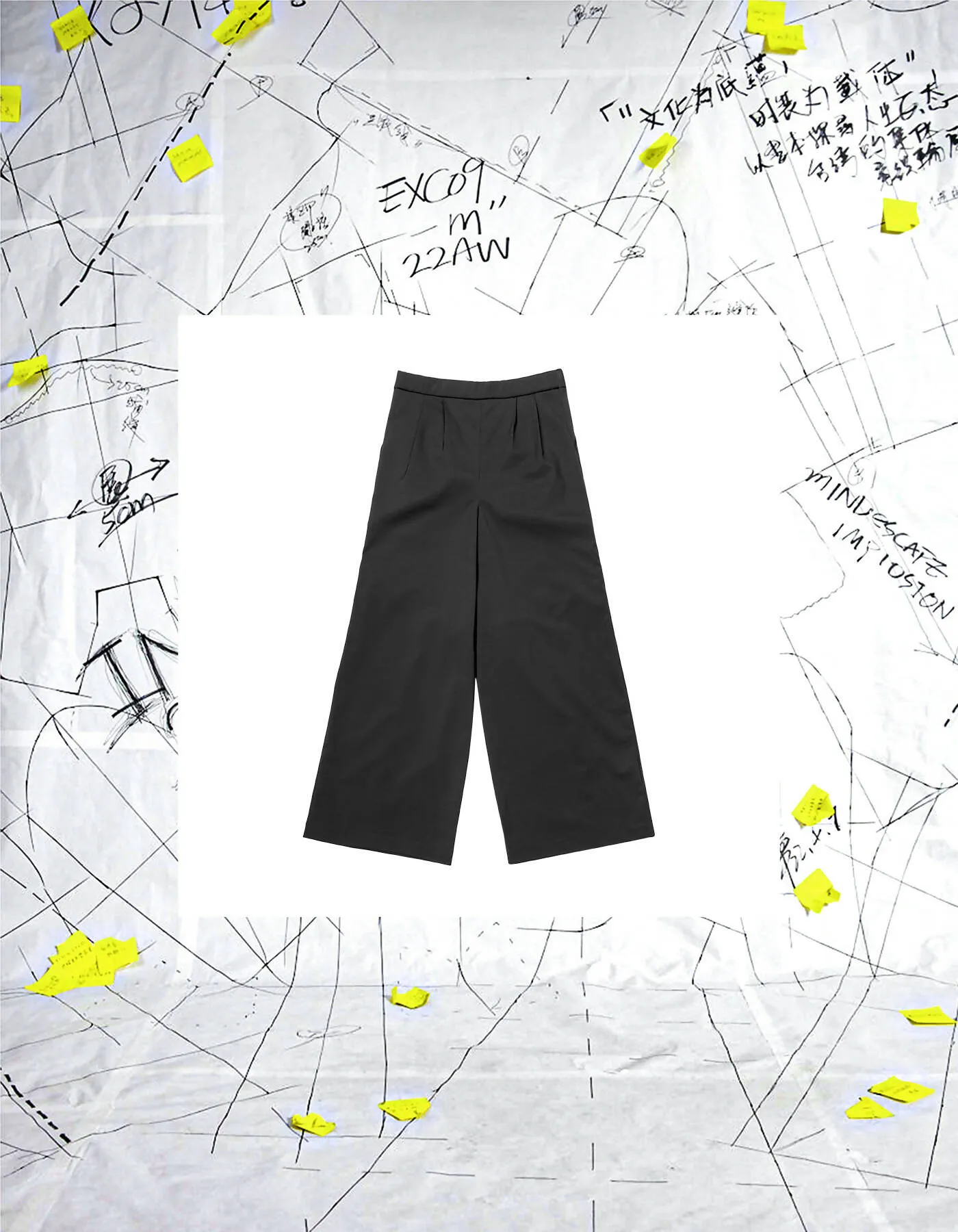Deconstructed Floor-To-Ceiling Trousers With Cutouts
