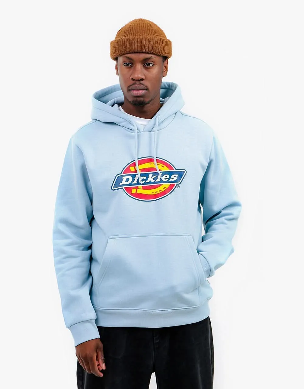 Dickies Icon Logo Pullover Hoodie - Fog Blue