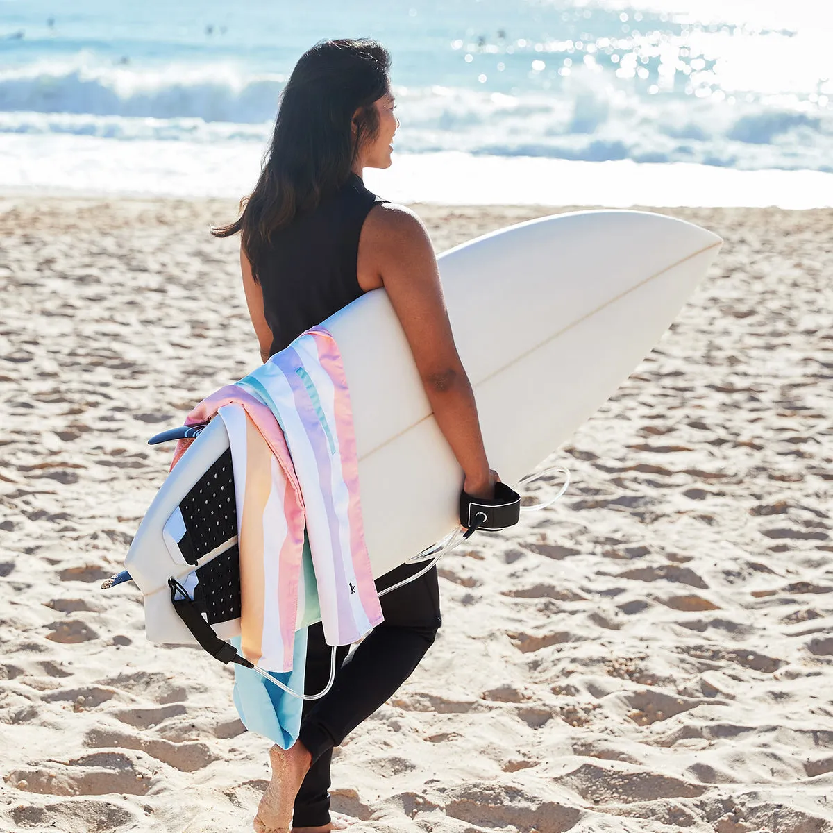 Dock & Bay Poncho Adults - Unicorn Waves