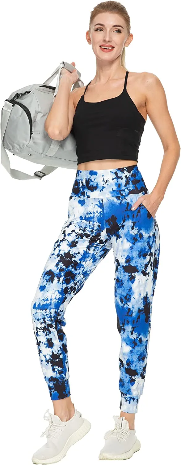 FashionSierra - Women's Joggers with Pockets High Waisted Workout Athletic Sports