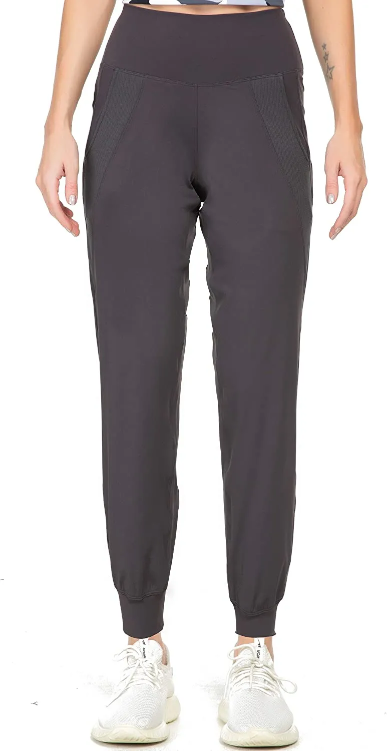 FashionSierra - Women's Joggers with Pockets High Waisted Workout Athletic Sports