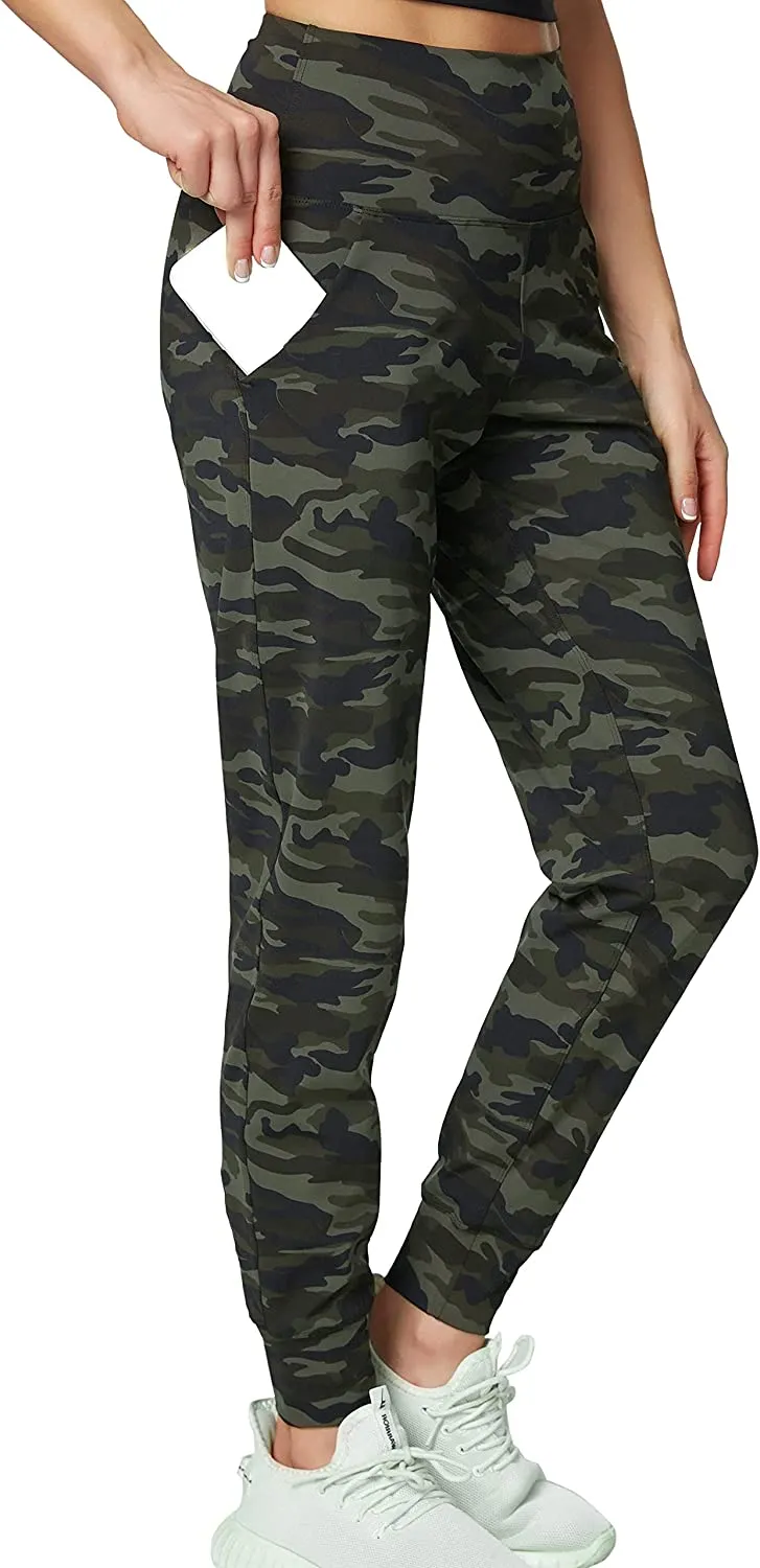 FashionSierra - Women's Joggers with Pockets High Waisted Workout Athletic Sports