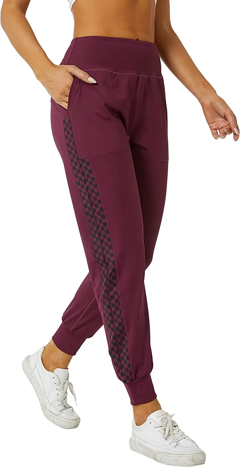 FashionSierra - Women's Joggers with Pockets High Waisted Workout Athletic Sports