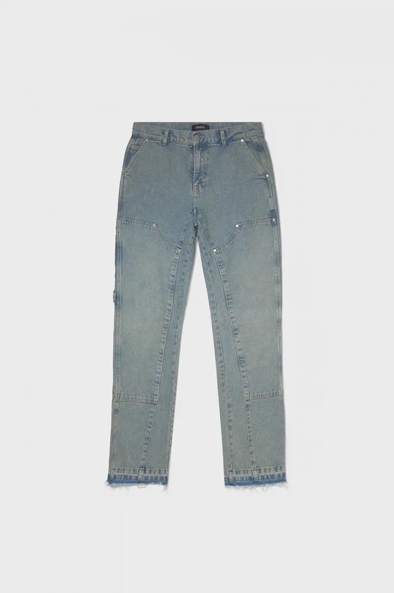 FLARED CARPENTER JEANS ISLAND BLUE